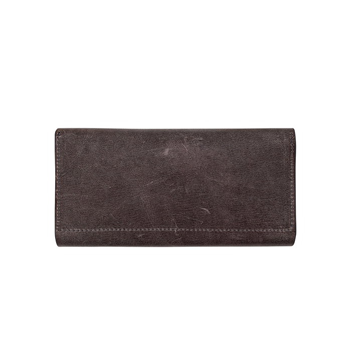 Zoozie Bags Cartera Pavia - Grey para Mujer, 100% Piel Auténtica, Gris, 19x10x2 cm